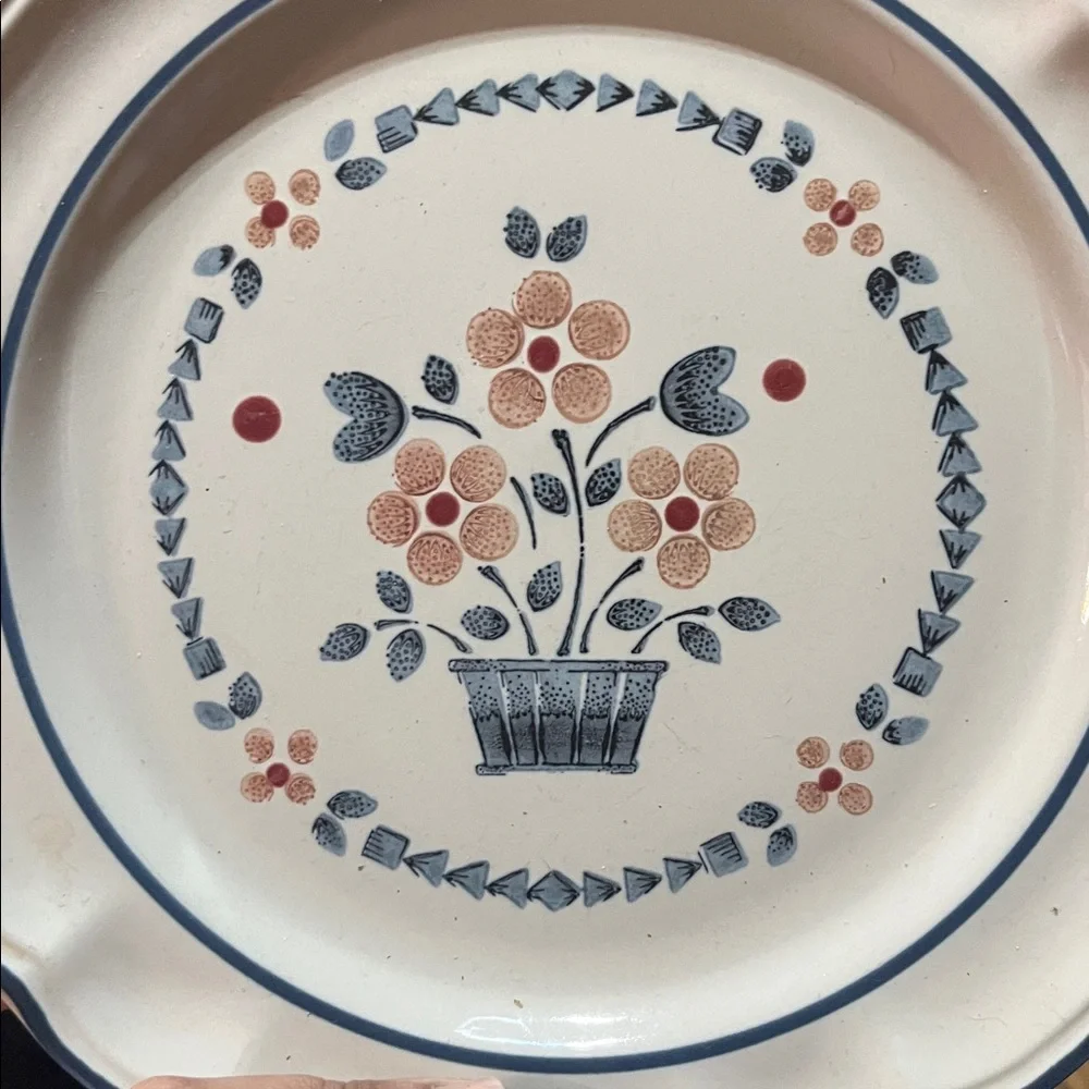 Hearthside Cumberland Brambleberry Dinner Plates 10 5/8" Set of  3 Stoneware Vtg - Picture 2 of 3
